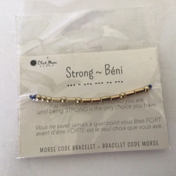 Blue Moon Beads Jewelry Blue Moon Beads Morse Code Bracelet